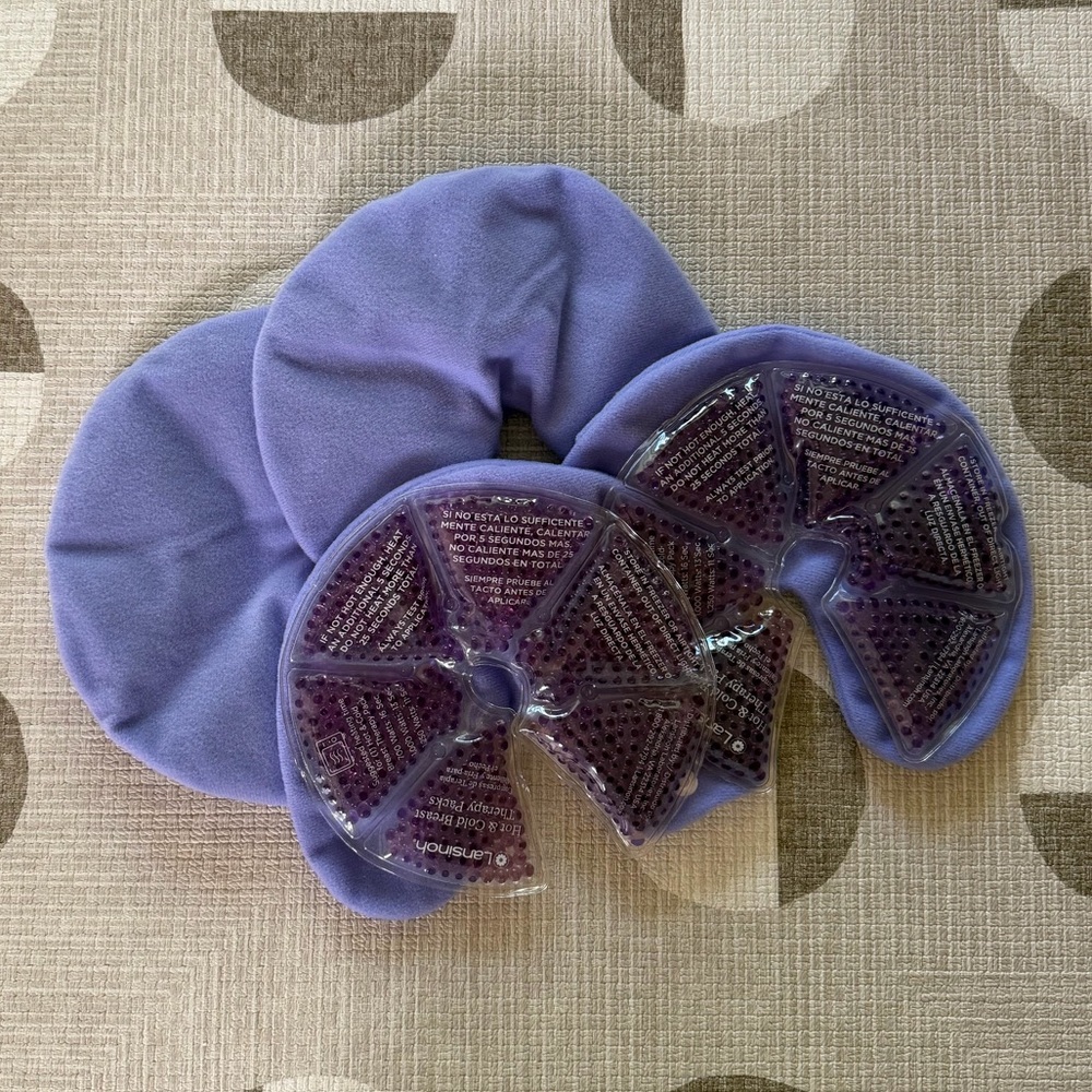 4x Lansinoh Hot & Cold Therapy Breast Pads